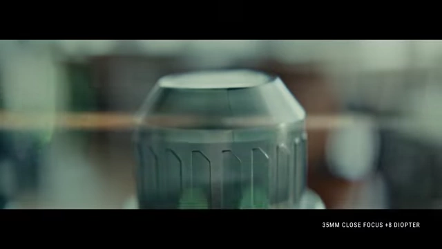 35mm anamorphic lens with a +8 diopter, showing intense flares