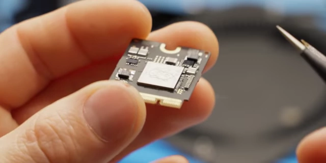 The upgraded Mac Mini modular SSD module