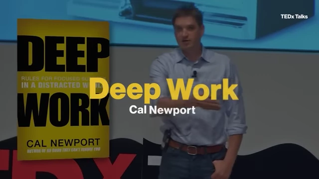 Cal Newport and his book 'Deep Work', defining focused work