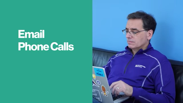 An example of batching similar tasks like email and phone calls