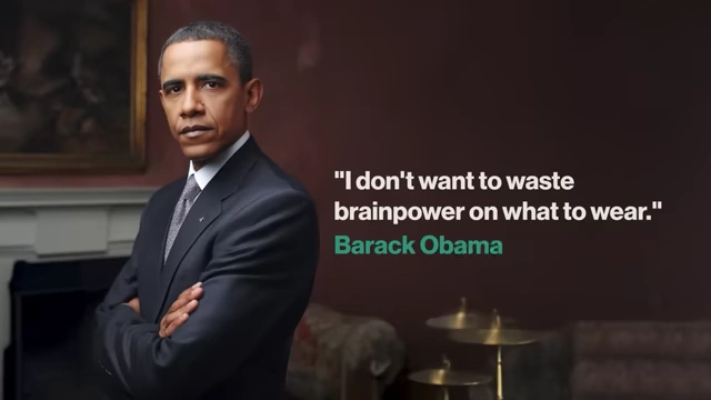 Barack Obama's quote on limiting choices to conserve decision-making energy