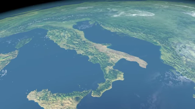 Map of the Mediterranean Sea