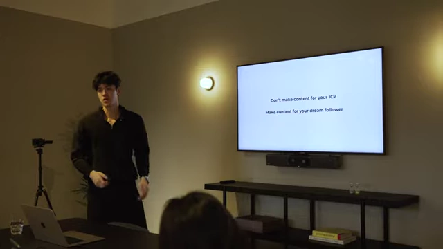 Shift from targeting Ideal Client Profile (ICP) to "dream followers."