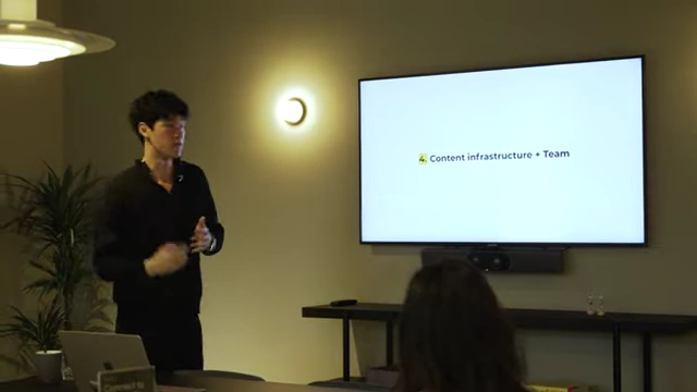Building a robust content infrastructure and team is crucial for scaling.