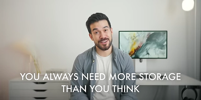 A reminder that effective space planning requires anticipating more storage than initially expected.