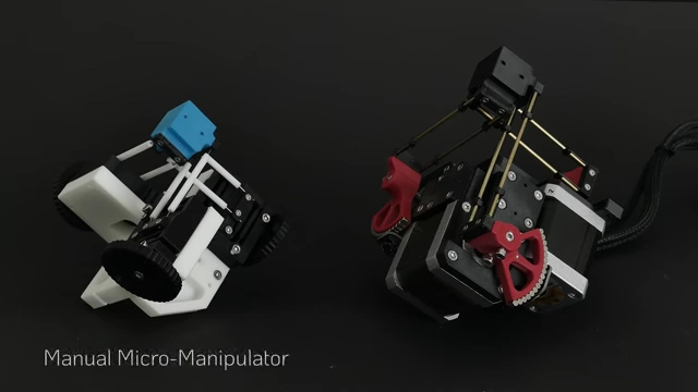 Comparison of the manual vs. automatic micro-manipulator