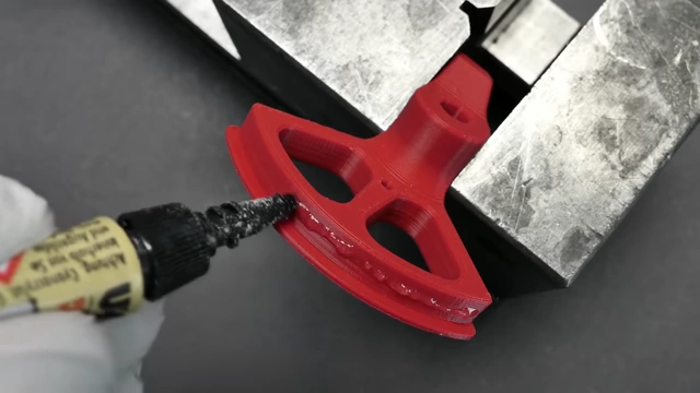 Neodymium magnets being glued in an arc shape onto the rotor for magnetic gearing