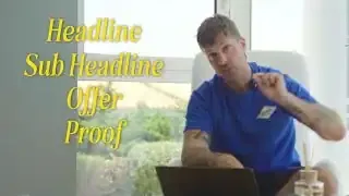 An image of a graphic that reads "Headline, Sub Headline, Offer, Proof"