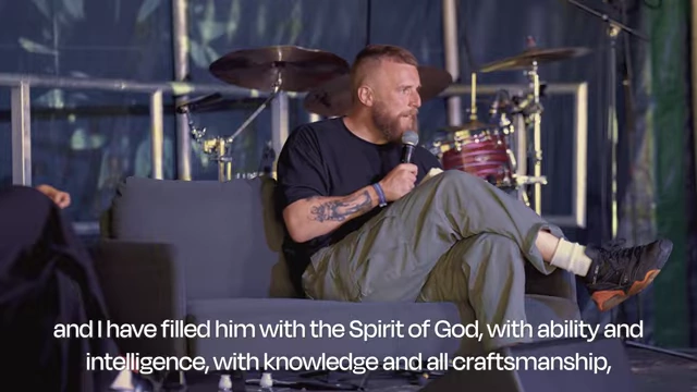 Joshua Luke Smith reads from Exodus 31, emphasizing divine validation for craftsmanship.