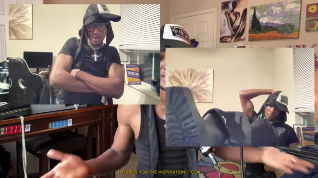 The speaker's selfies demonstrating inspiration taken from other styles.