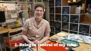 Text overlay: "2. Being in control of my time"