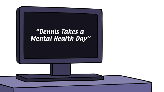 Title card for the "Always Sunny in Philadelphia" episode "Dennis Takes a Mental Health Day," which inspired Jaiden's reflection on modern inefficiencies.