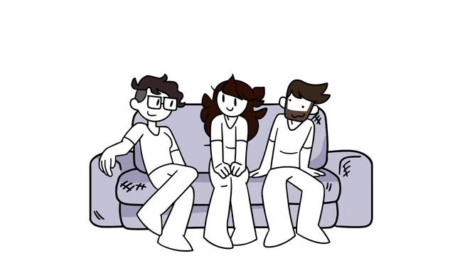 Jaiden and her friends sitting together on a couch, sharing a moment of calm and connection.
