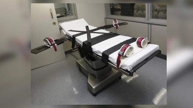 The gurney used for lethal injections