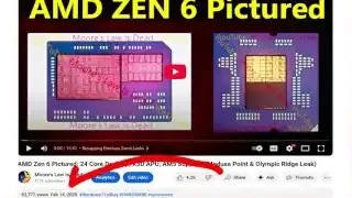 AMD Zen 6芯片示意图