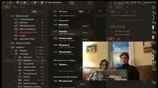 Obsidian UI displaying folders, notes, and the main content area