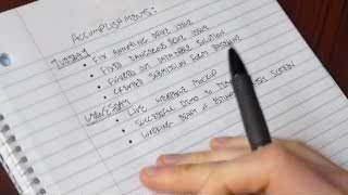 A written list of accomplishments for Tuesday and Wednesday, demonstrating successful project progress.