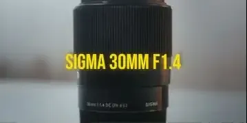 A Sigma 30mm F1.4 DC DN Contemporary lens.