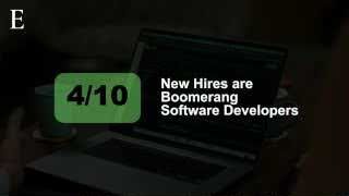 4 out of 10 new hires are boomerang software developers