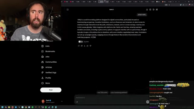 慈善募捐平台Tiltify的介绍，该平台主要用于直播和游戏领域的慈善活动。