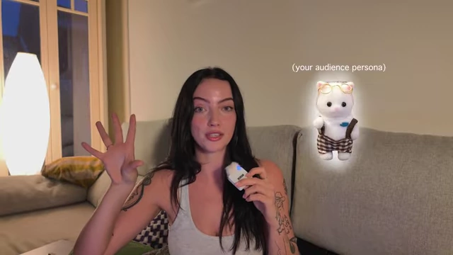 Cartoon cat visualizing the audience persona