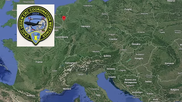 Location of the CAOC UE (Combined Air Operations Centre Uedem) in Germany.