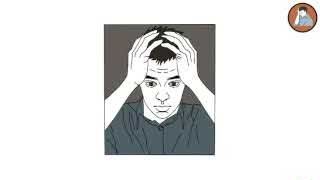 An image showing a person holding their head in anxiety or depression.