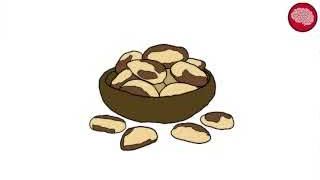 A bowl of Brazil nuts, an exceptionally rich source of selenium.