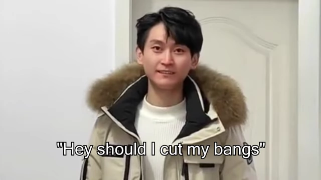 Xiao Ai in a winter jacket, illustrating the "socially constipated" nature of many Chinese millennials and Gen Z