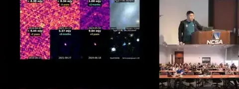 Images of various stellar explosions detected by VLASS.