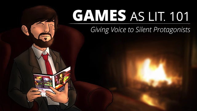 概述图像，展示“Games as Lit. 101”标题和游戏教授形象