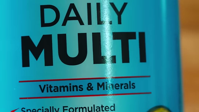 A bottle of daily multivitamin, which MN refused to take, worsening his nutritional deficiencies.