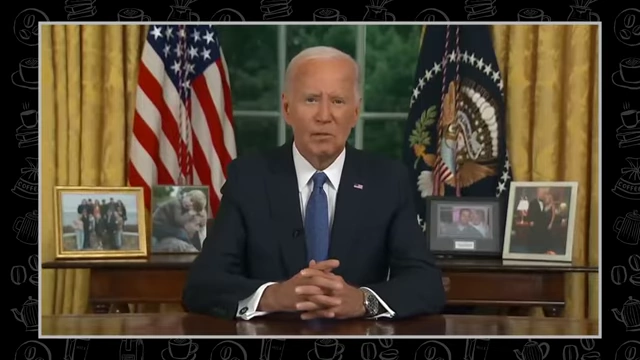 President Joe Biden speaking, illustrating his long career in politics