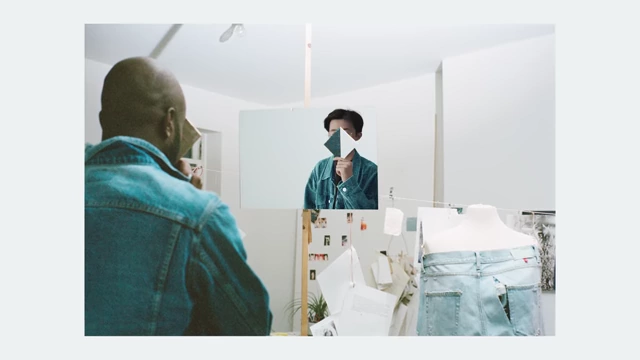 A comparison shot of Virgil Abloh's original photo and the speaker's recreation using the '10% rule'