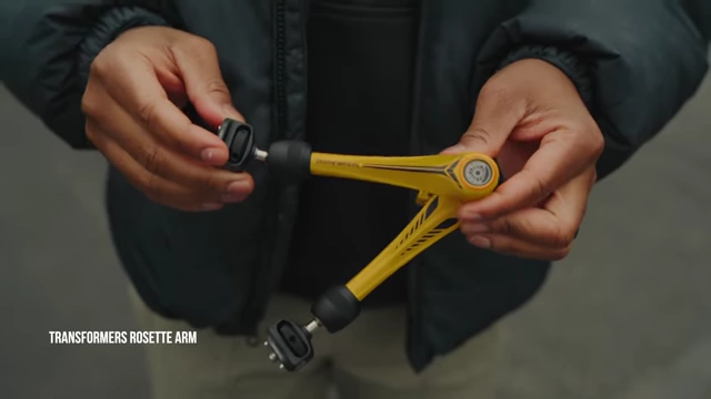 The SmallRig Transformers Rosette Arm with Bumblebee branding