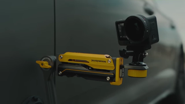 The Bumblebee multi-tool attached to a camera rig