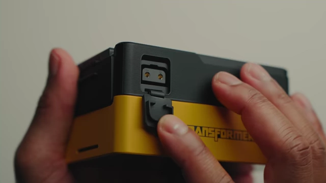 The D-Tap port on the VB99 Pro Mini V-Mount Battery