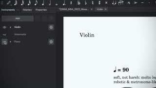 MuseScore 4中简化的乐器管理和分谱编辑面板