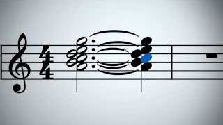 MuseScore 4中修正后的连音线和延音线，无碰撞且优雅