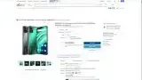 A screenshot of the Umidigi A9 Pro listing on eBay, showing its price of $139.99, demonstrating the significantly lower cost of the identical hardware.