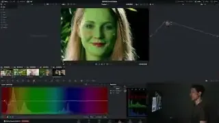 Narrow Hue vs Hue adjustment changing skin tone to green