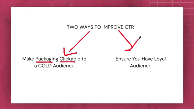 Two ways to improve Click-Through Rate (CTR)