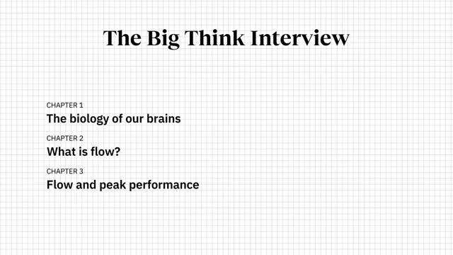 Video Outline: Chapters on Brain Biology, What is Flow, and Flow & Peak Performance