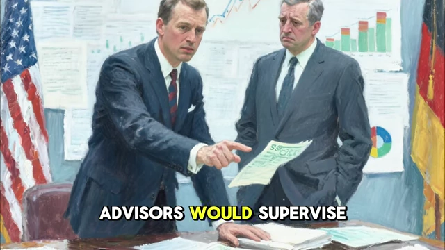 American financial advisors supervising German government spending