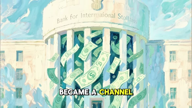 Money flowing into the Bank for International Settlements building