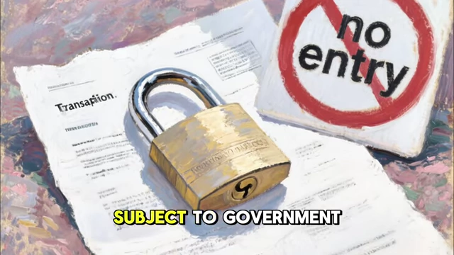 A document with a lock and a "no entry" sign, symbolizing the BIS's secrecy and lack of oversight