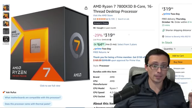 AMD Ryzen 7 7800X3D处理器
