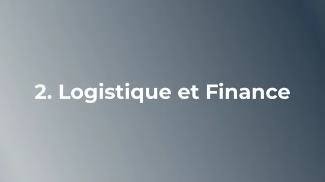 Logistics and Finance title slide
