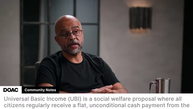 Definition des Bedingungslosen Grundeinkommens (UBI) als Vorschlag für soziale Wohlfahrt, bei dem alle Bürger regelmäßig eine pauschale, bedingungslose Barzahlung von der Regierung erhalten.