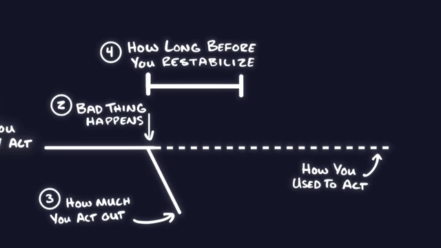 Visual framework for understanding behavioral response to adversity